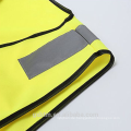 Bau Kostüm gelb 100% Polyester hohe Sichtbarkeit Arbeit reflektierende Weste Reißverschluss ANSI Hi Vis Workwear Jacke